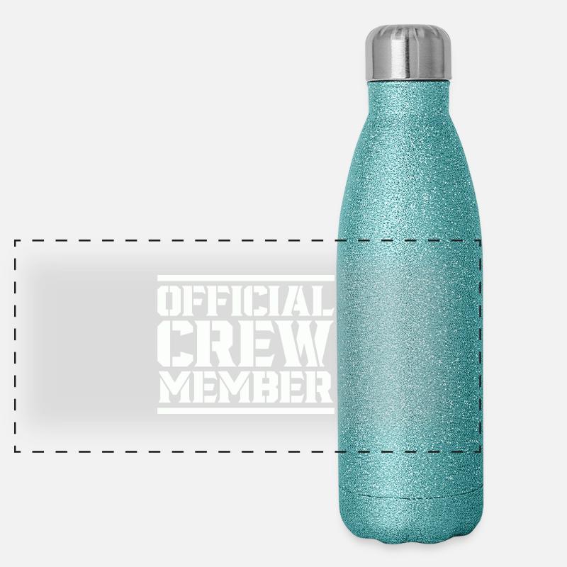 membre d’équipage Gourde isotherme panoramique pailletée 500 ml
