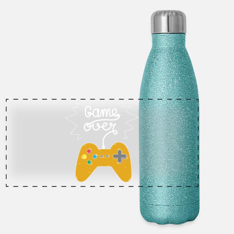 Game over! Lost! Panoramic Glitter Thermal Bottle 500 ml