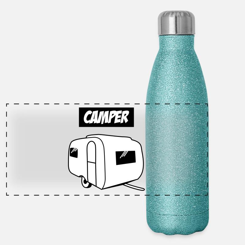 Camper Panorama Glitzer Isolierflasche 500 ml