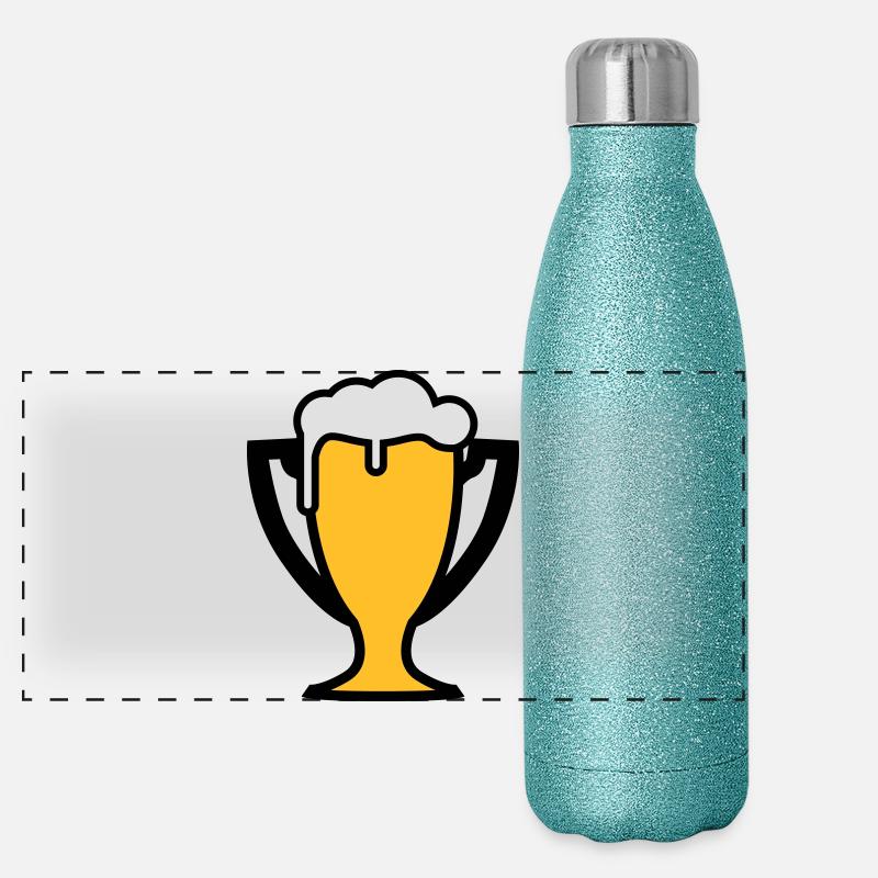 Verdensmester Beer Cup Termoflaske i rustfrit stål med glimmer