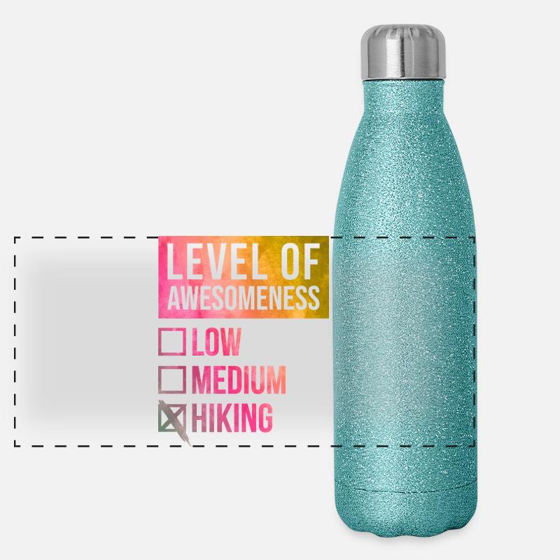 Hiking Panoramic Glitter Thermal Bottle 500 ml