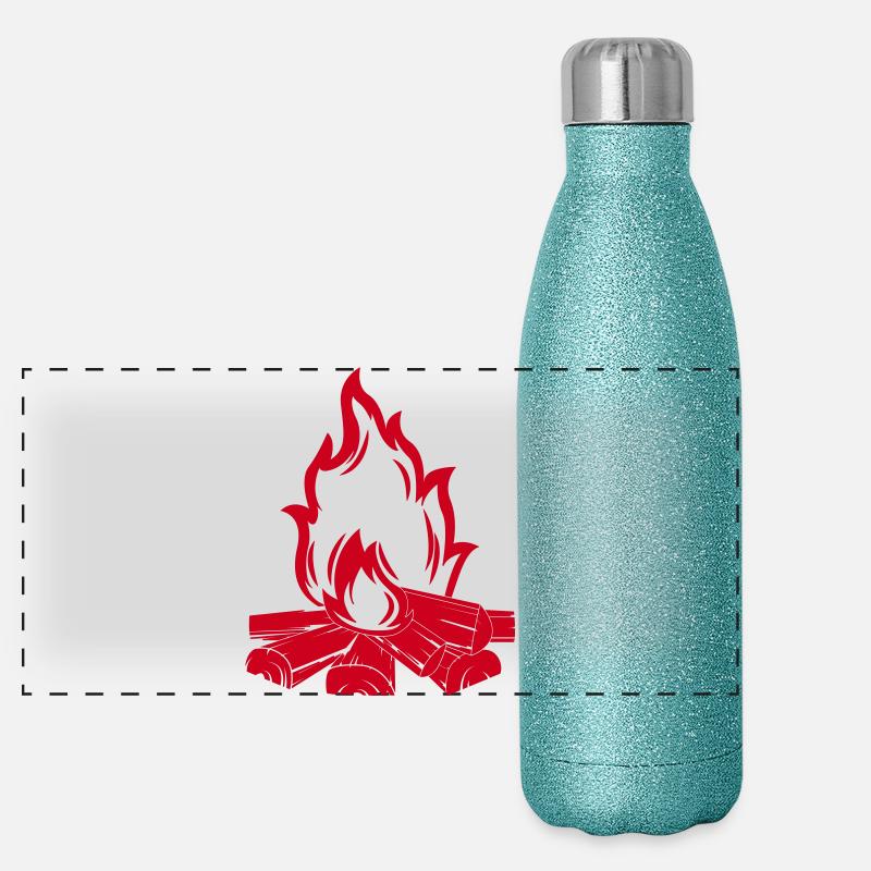 Campfire Panoramic Glitter Thermal Bottle 500 ml