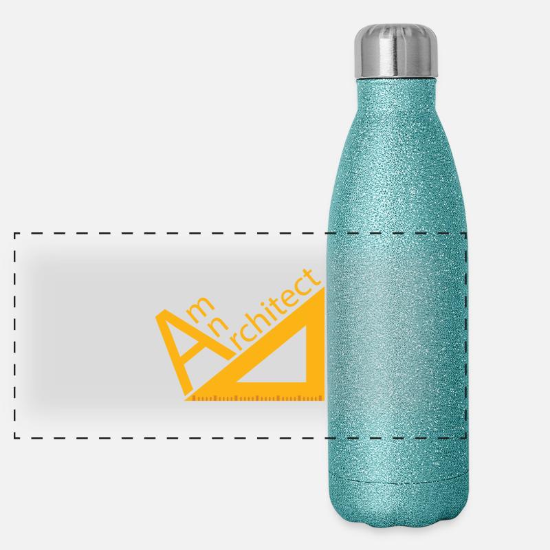 Architekt / Architektur: Am An Architect Panorama Glitzer Isolierflasche 500 ml