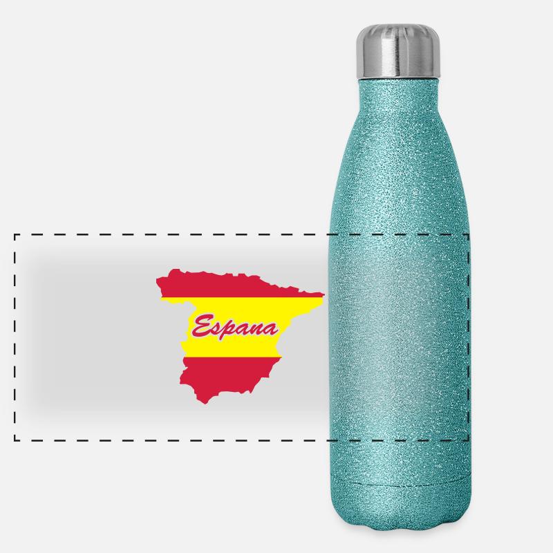 espana_02 Panoramic Glitter Thermal Bottle 500 ml