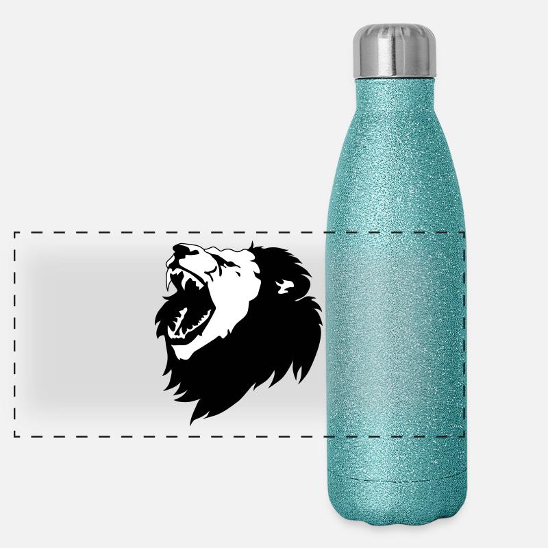 Lion Gourde isotherme panoramique pailletée 500 ml