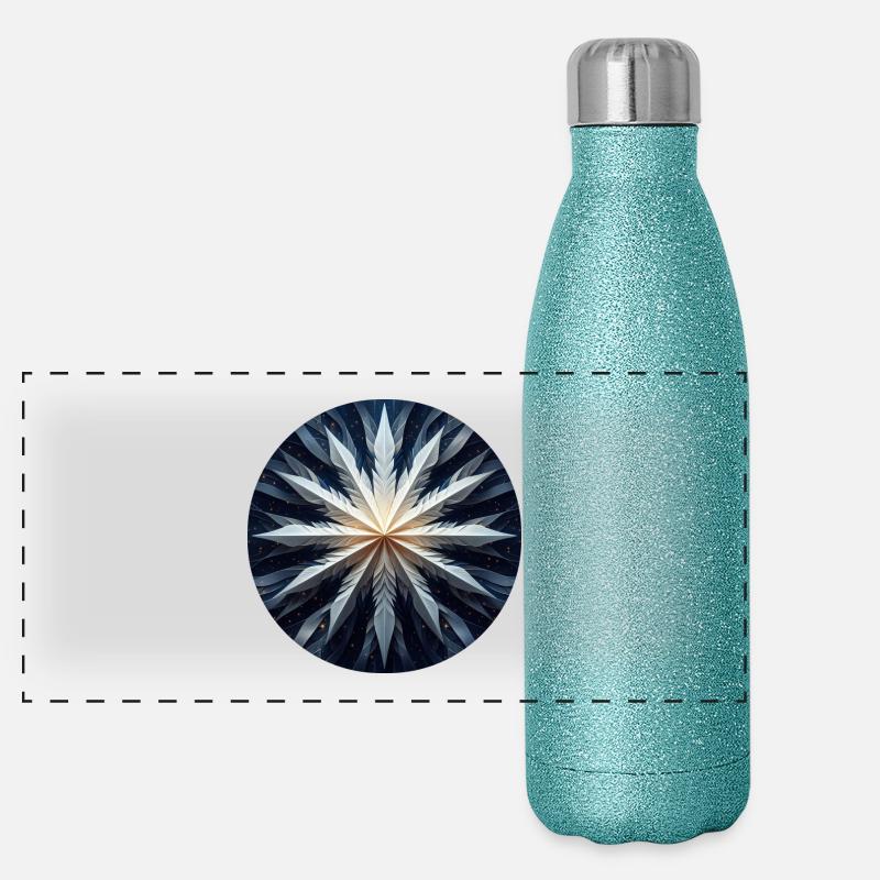 Star Paper Art Panoramic Glitter Thermal Bottle 500 ml
