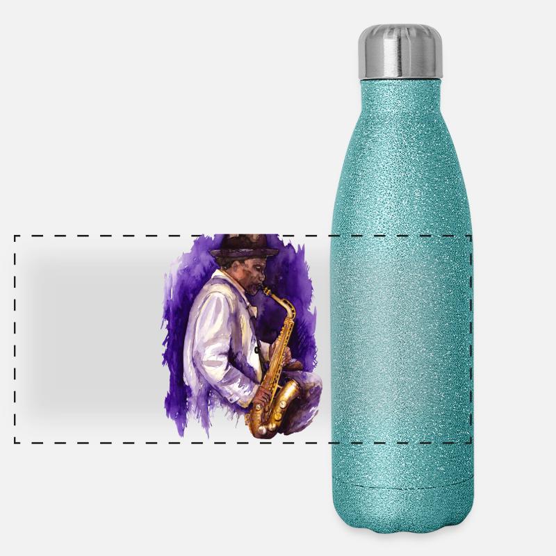 sax Panoramic Glitter Thermal Bottle 500 ml