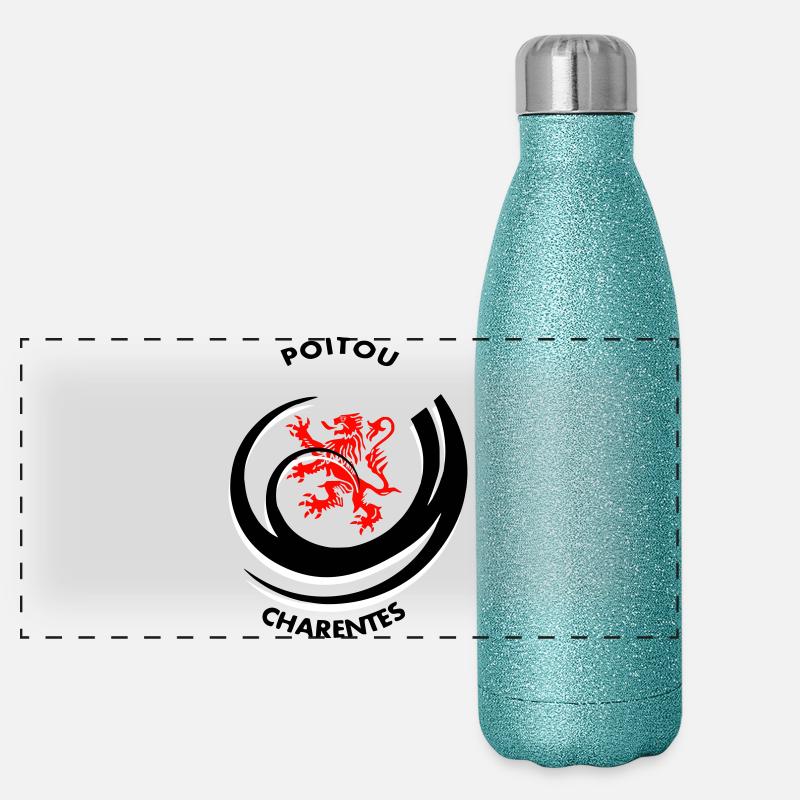 Emblem Poitou Charentes Panoramic Glitter Thermal Bottle 500 ml