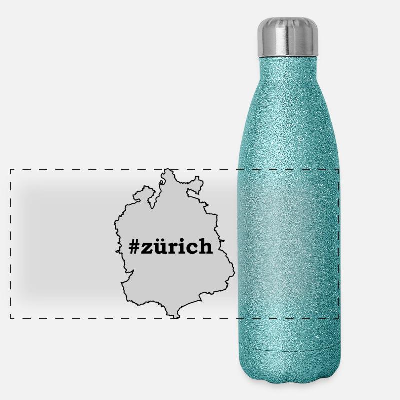 Université des sciences appliquées de Zurich Gourde isotherme panoramique pailletée 500 ml