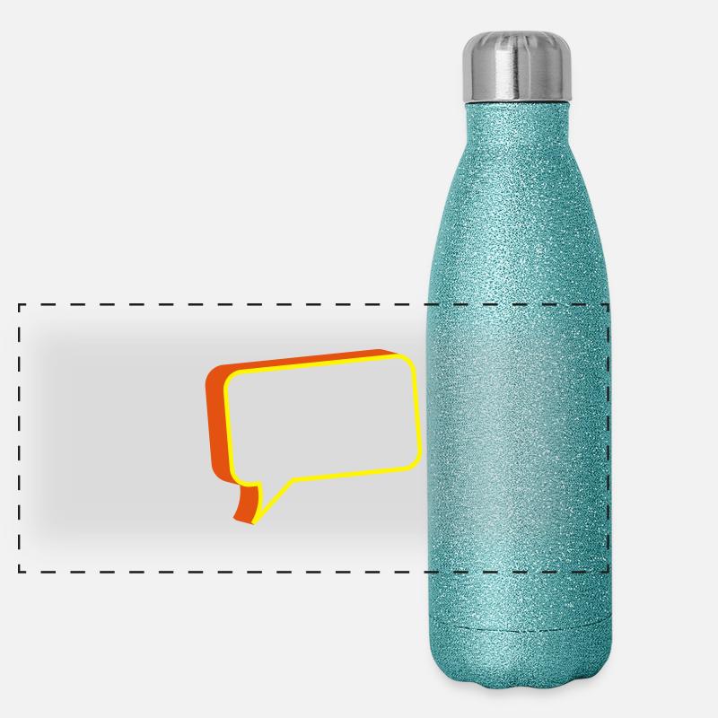chat box Panoramic Glitter Thermal Bottle 500 ml