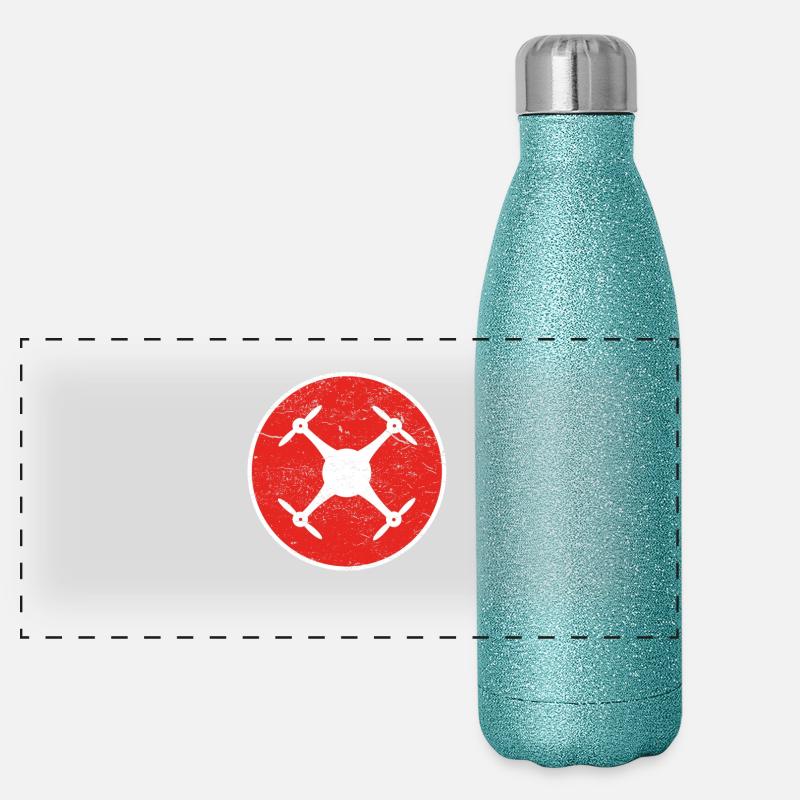 Gift drone drone Panoramic Glitter Thermal Bottle 500 ml