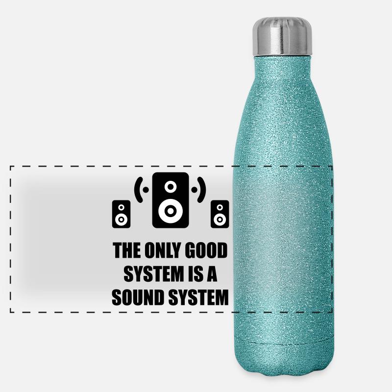 Music Panoramic Glitter Thermal Bottle 500 ml