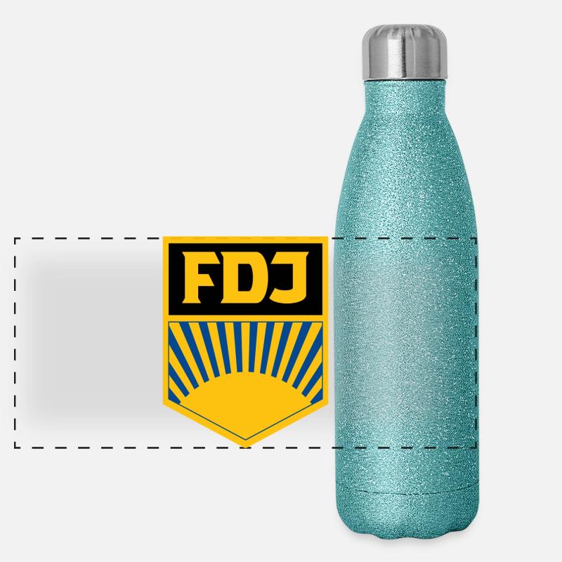 FDJ Gourde isotherme panoramique pailletée 500 ml