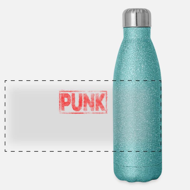 punk Gourde isotherme panoramique pailletée 500 ml