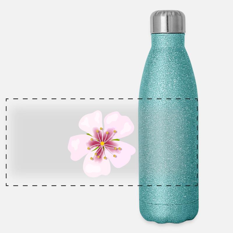 fleurir Gourde isotherme panoramique pailletée 500 ml