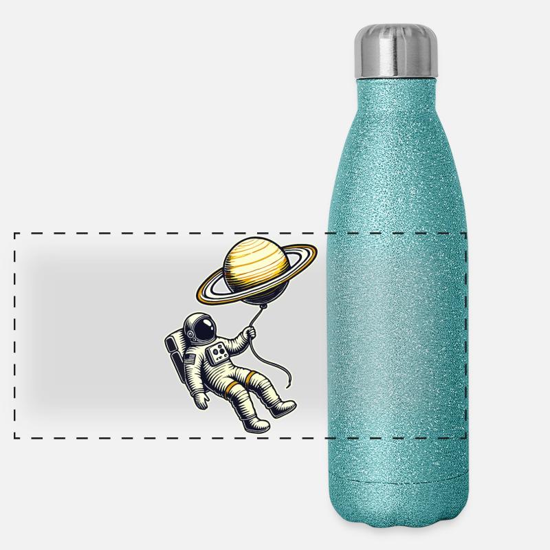 Flotter avec Saturne – Conception d’un ballon astronaute Gourde isotherme panoramique pailletée 500 ml