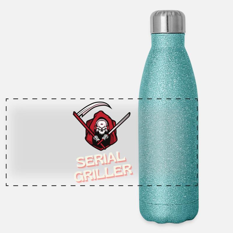 Serial Griller Panoramic Glitter Thermal Bottle 500 ml