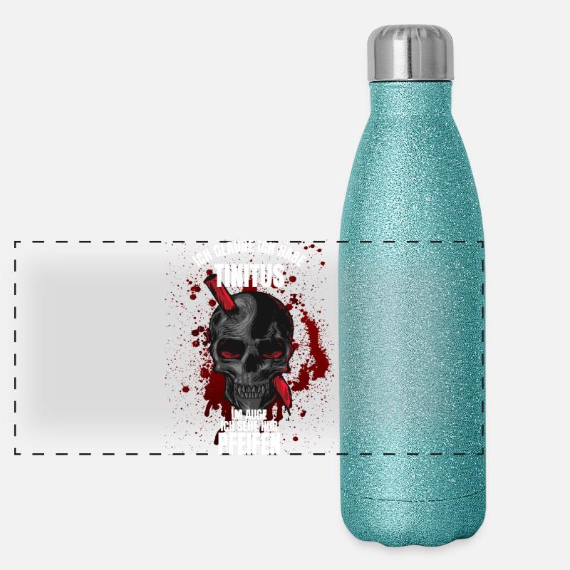 Ich glaube ich habe Tinitus Panorama Glitzer Isolierflasche 500 ml