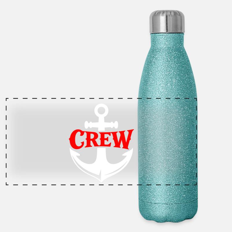 Icône de l’équipage d’ancre Gourde isotherme panoramique pailletée 500 ml