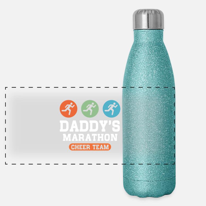 Marathon Cheer Team Gourde isotherme panoramique pailletée 500 ml