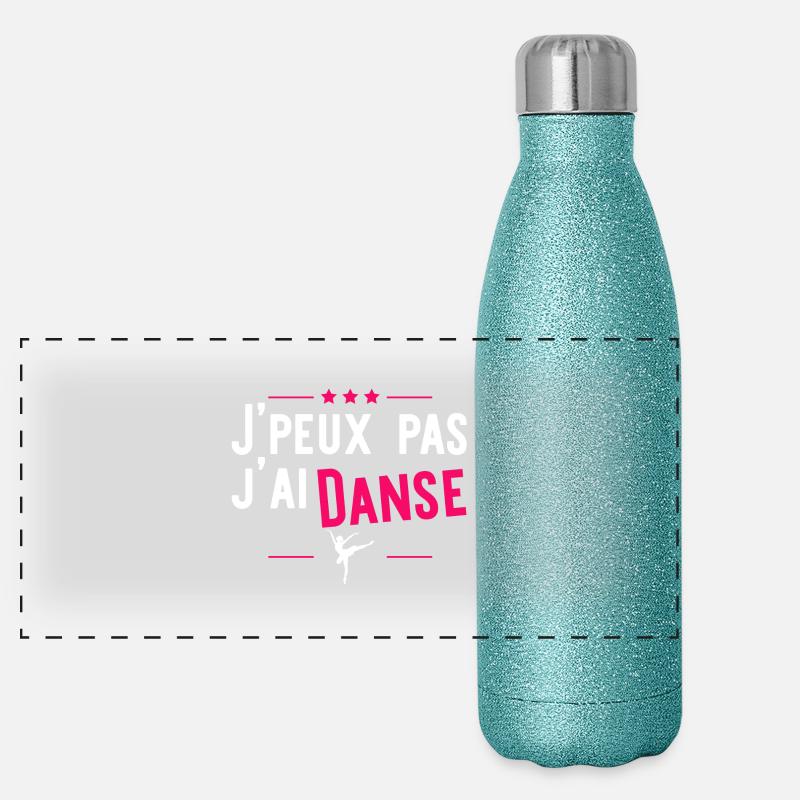 J'ai danse t-shirt humour Gourde isotherme panoramique pailletée 500 ml