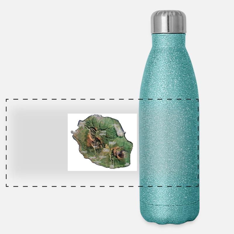 réunion Gourde isotherme panoramique pailletée 500 ml