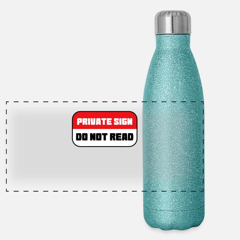 Signe privé - ne pas lire Gourde isotherme panoramique pailletée 500 ml