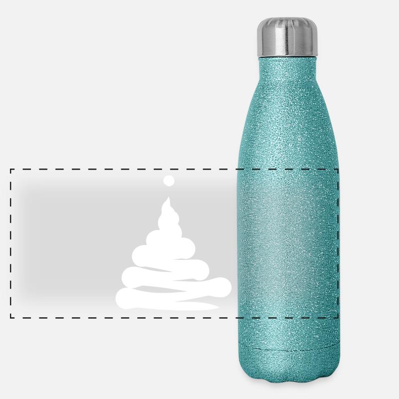 Exclamation mark pile Panoramic Glitter Thermal Bottle 500 ml