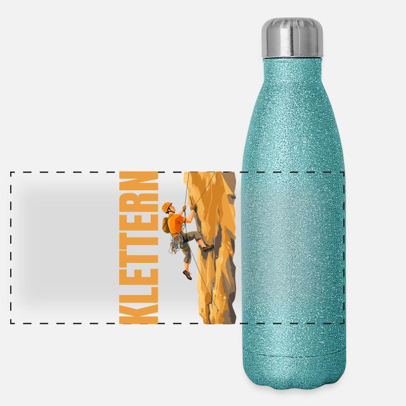 Panorama Glitzer Isolierflasche 500 ml