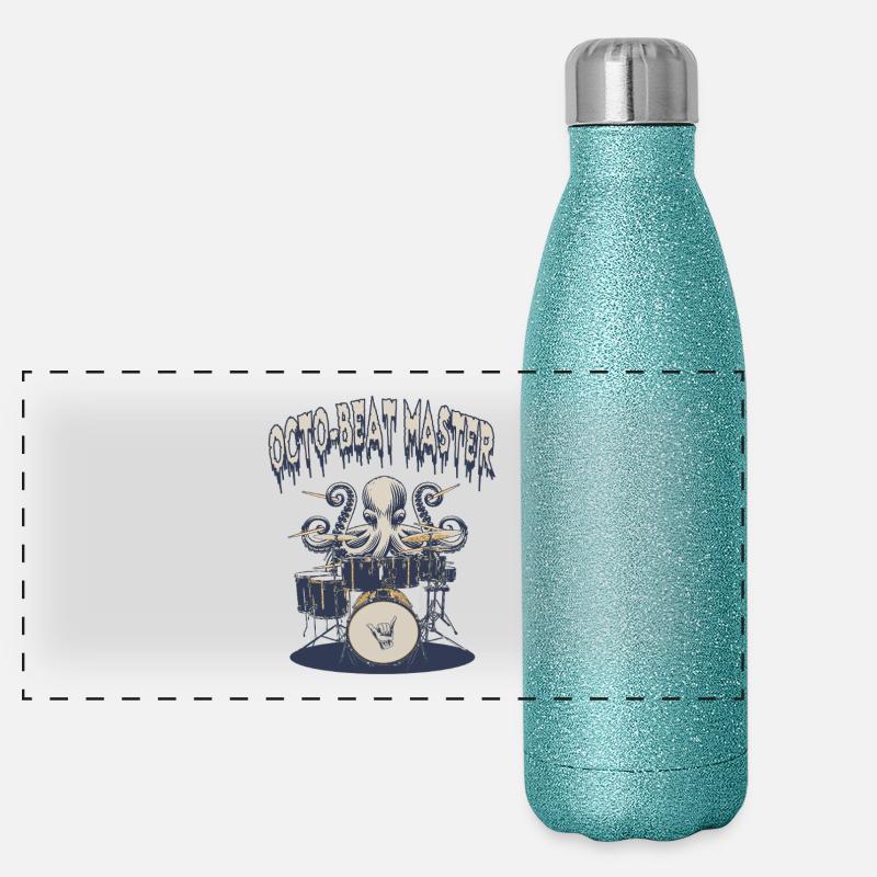 Octopus Beat Master Batteur Gourde isotherme panoramique pailletée 500 ml