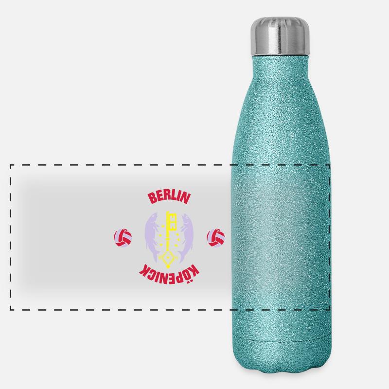 Berlin Köpenick (ID: 001013) Panorama Glitzer Isolierflasche 500 ml
