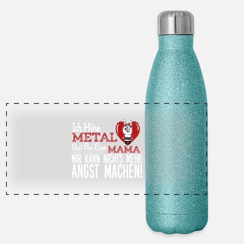 Metal Mama Panorama Glitzer Isolierflasche 500 ml