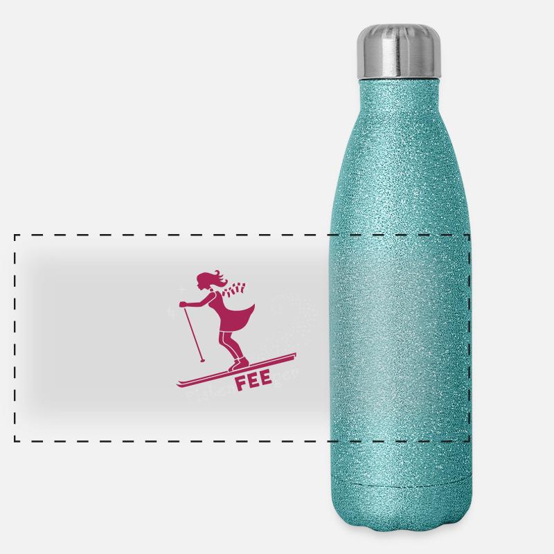 Pisten-FEE-ger Panorama Glitzer Isolierflasche 500 ml