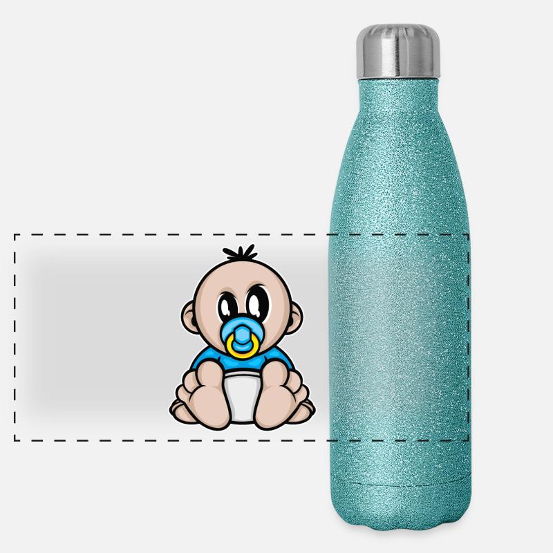 bébé, grossesse Gourde isotherme panoramique pailletée 500 ml