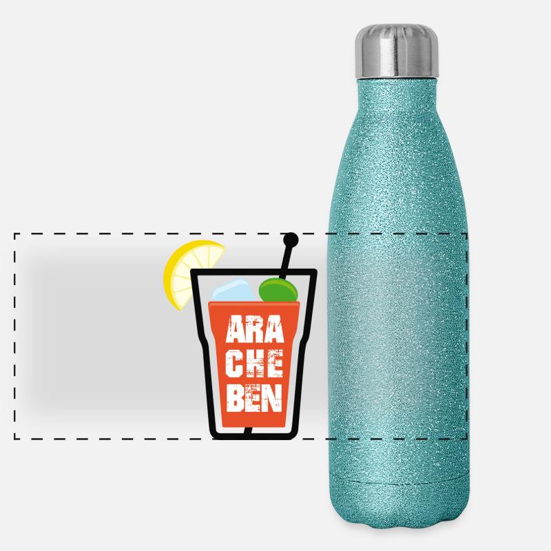 ARA CHE BEN - Cocktail S P R I T Z Icon Panoramic Glitter Thermal Bottle 500 ml