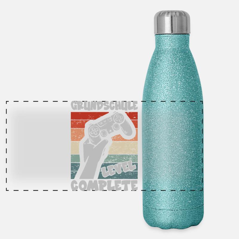 Grundschule Level Complete Gymnasium 5. Klasse Panorama Glitzer Isolierflasche 500 ml