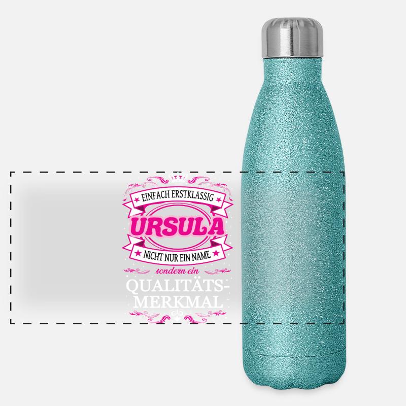 Caractéristique de qualité Ursula tout simplement de première classe Gourde isotherme panoramique pailletée 500 ml