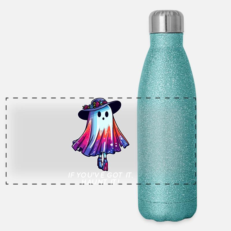 Ghost Rainbow Couture Panorama Glitzer Isolierflasche 500 ml