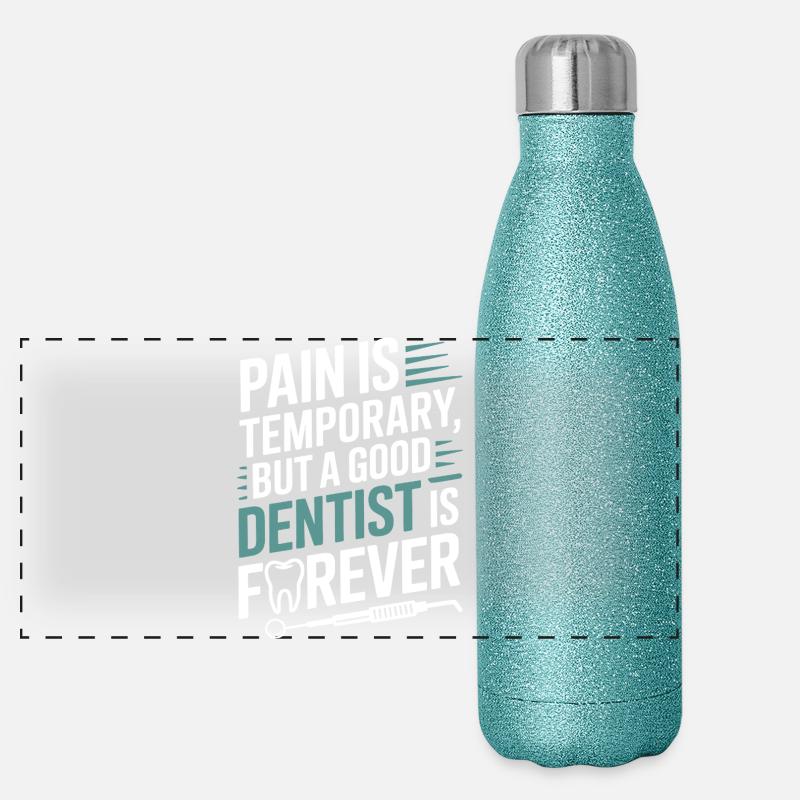 Conception de la pratique clinique du cabinet dentaire Gourde isotherme panoramique pailletée 500 ml