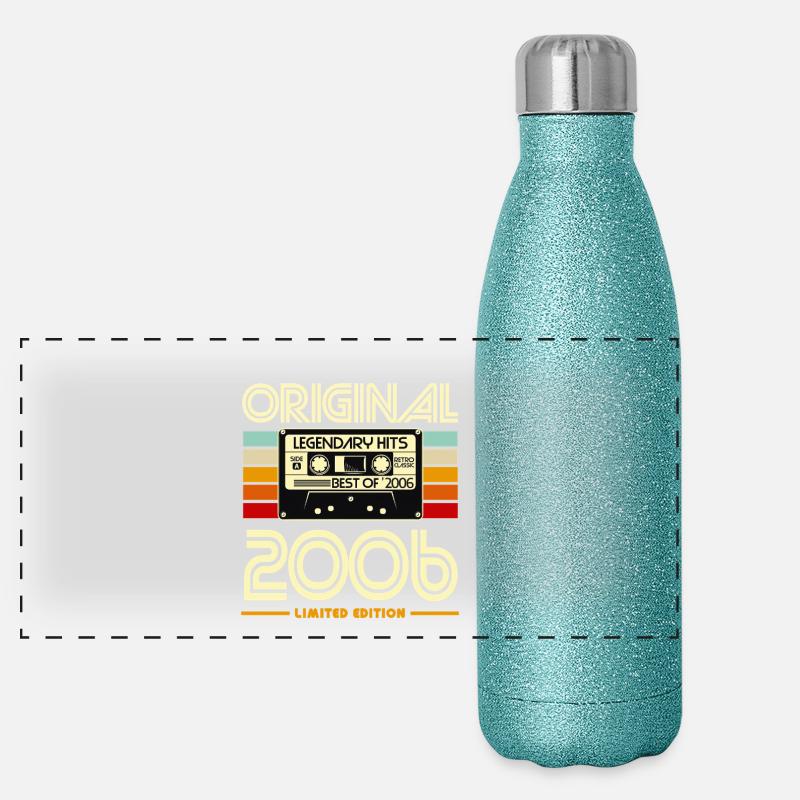 Original 2006 Édition Limitée Cassette Gourde isotherme panoramique pailletée 500 ml