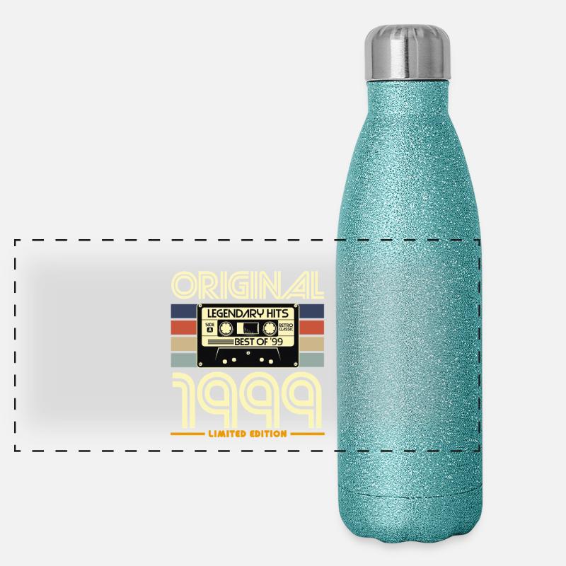 Originalkassette von 1999 Panorama Glitzer Isolierflasche 500 ml