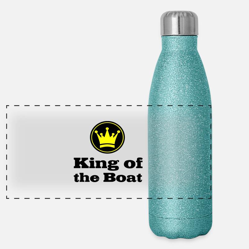 Boot Panorama Glitzer Isolierflasche 500 ml