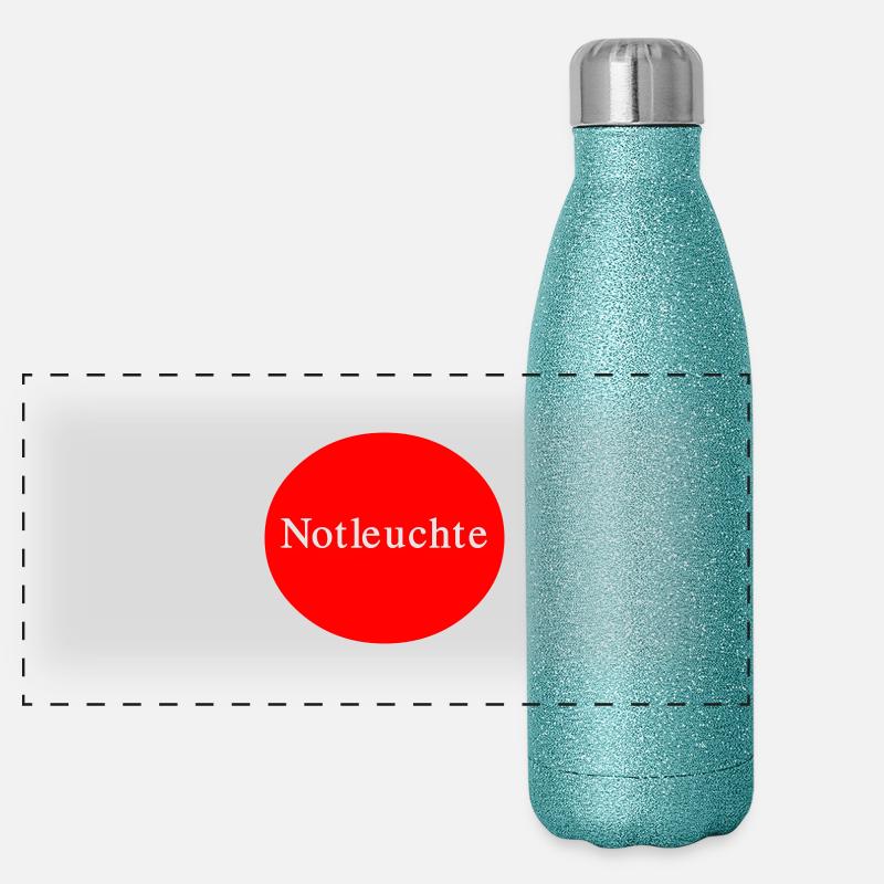 Urgence Gourde isotherme panoramique pailletée 500 ml