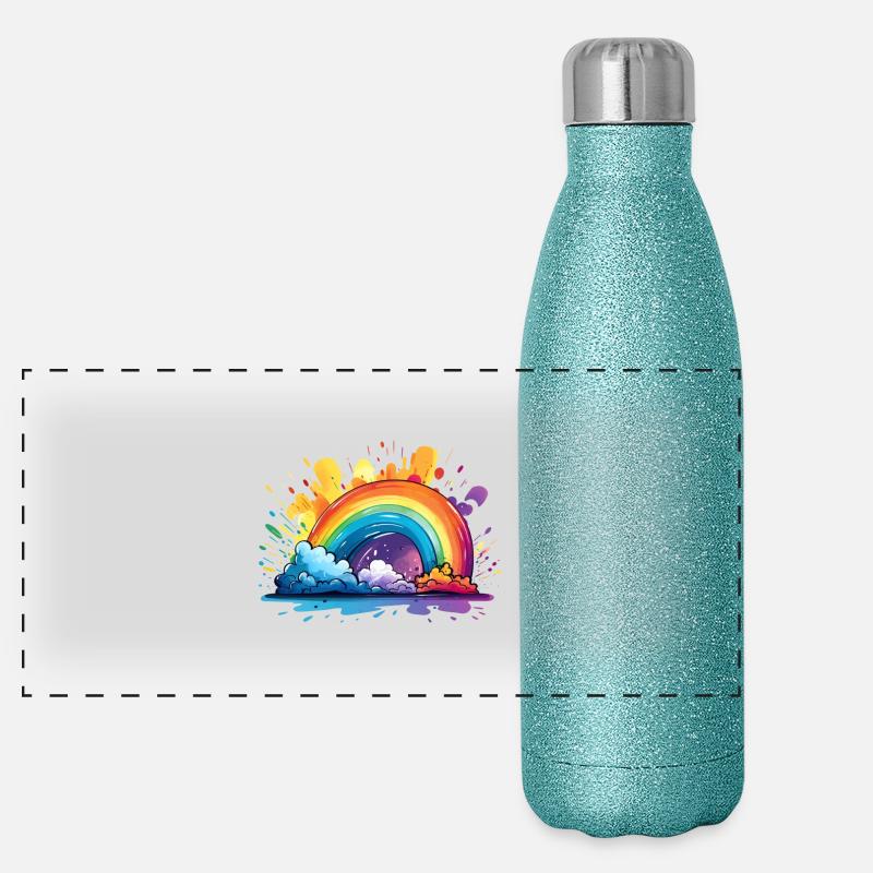 Your Rainbow Panoramic Glitter Thermal Bottle 500 ml