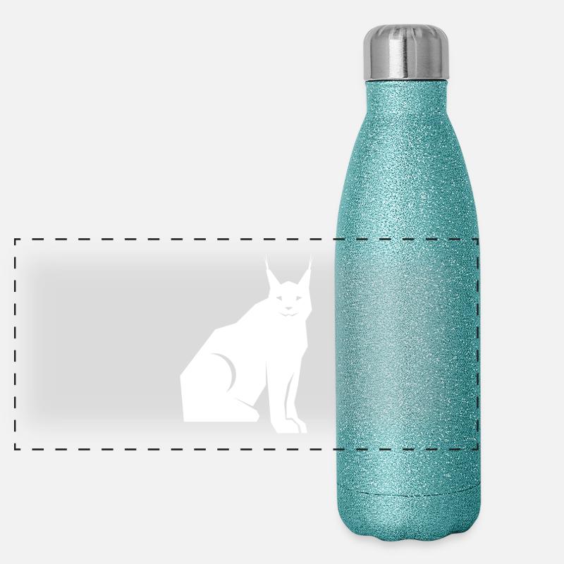 luchs Panorama Glitzer Isolierflasche 500 ml