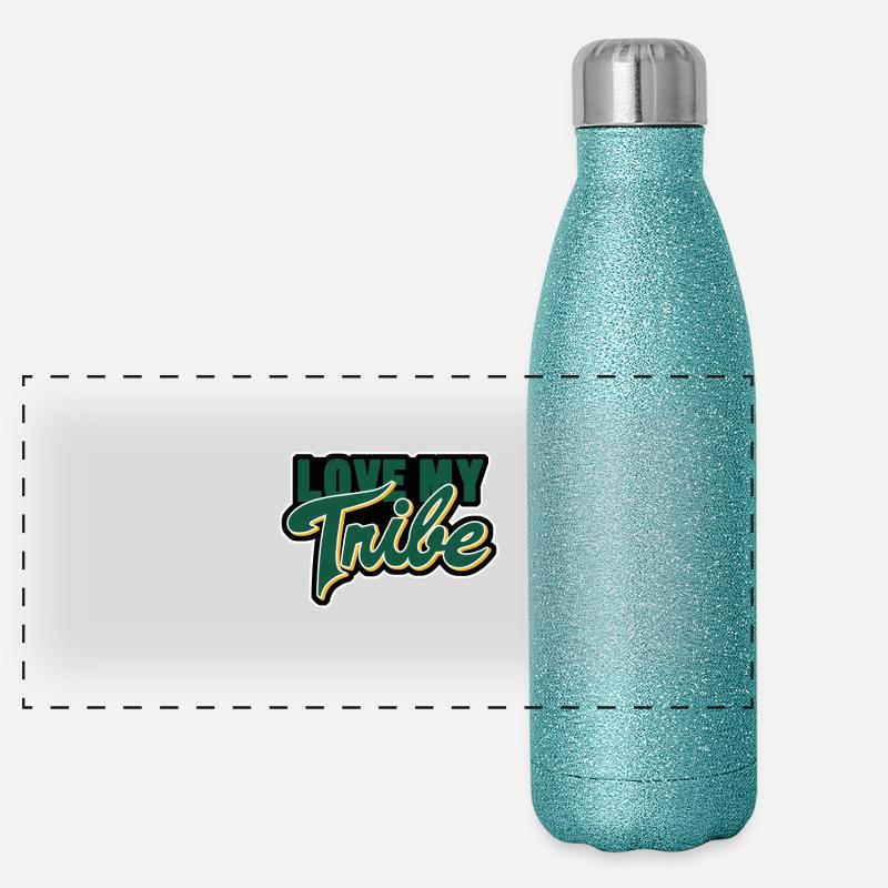 aimer ma tribu Gourde isotherme panoramique pailletée 500 ml