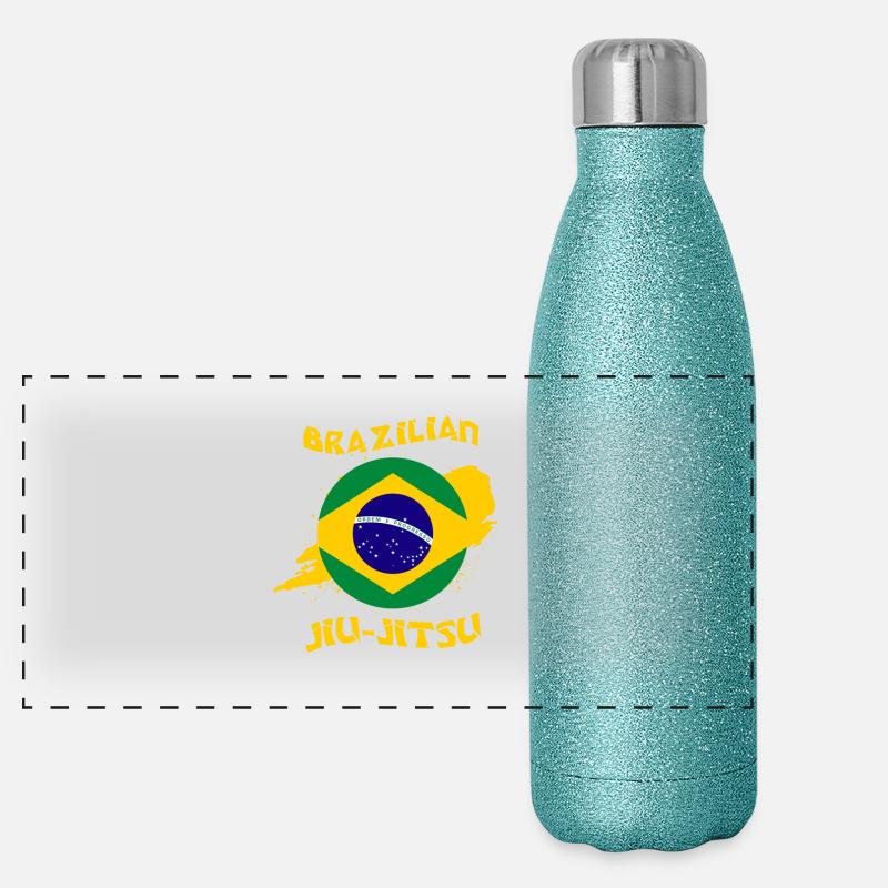 Brazilian jiu-jitsu Panoramic Glitter Thermal Bottle 500 ml