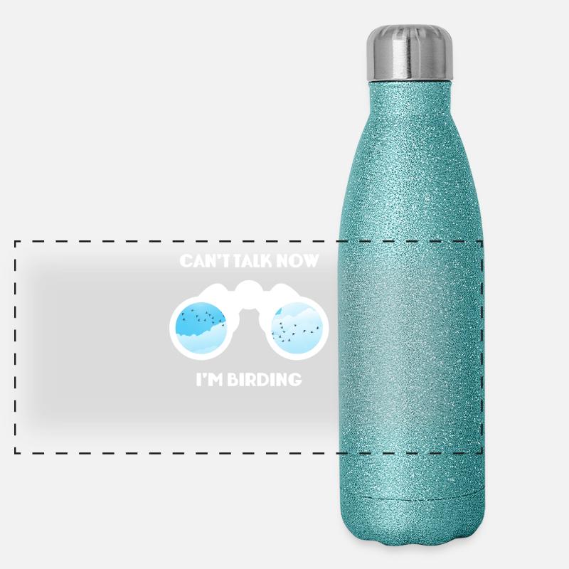 Birdwatching - Birdwatching - Birds - Birding Panoramic Glitter Thermal Bottle 500 ml