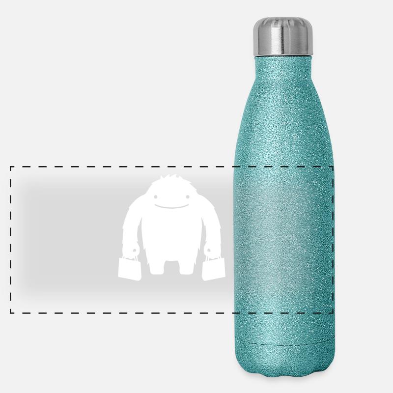 monstre Gourde isotherme panoramique pailletée 500 ml
