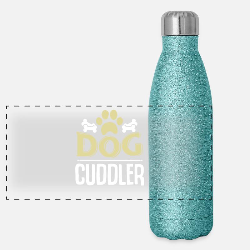 Hund Panorama Glitzer Isolierflasche 500 ml